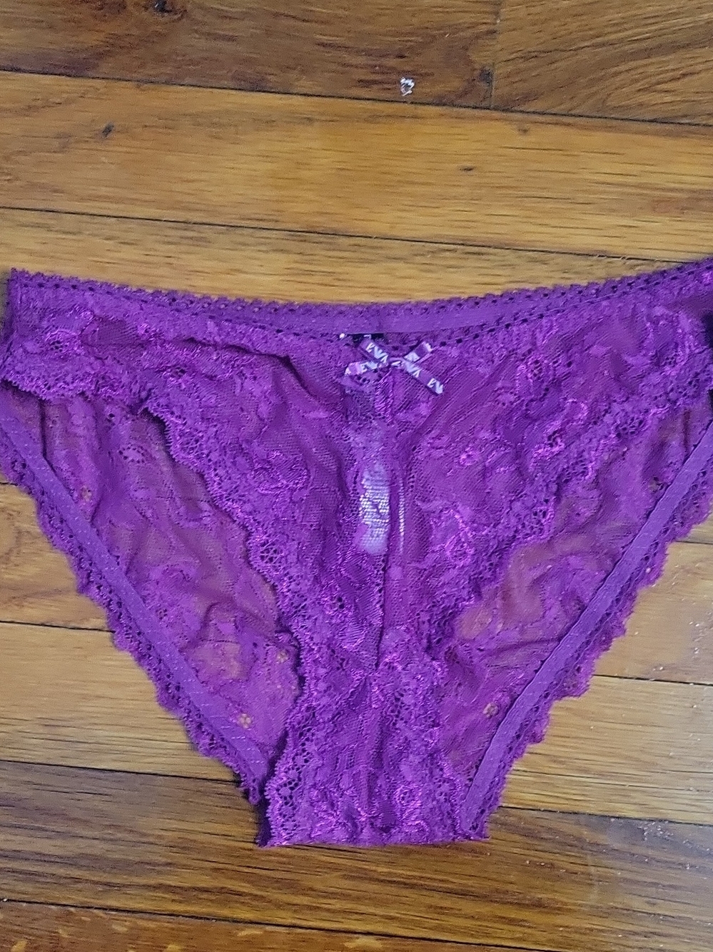 Emporio Armani Purple Lace Bikini Panty